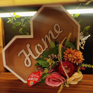 Corazon MDF flores