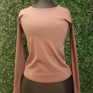 Blusa lycra cafe