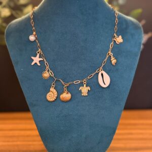 collar dijes verano