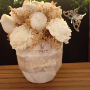 Arreglo flores blancas