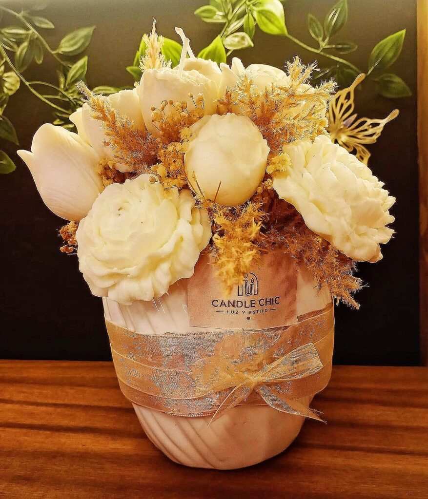 Arreglo flores blancas