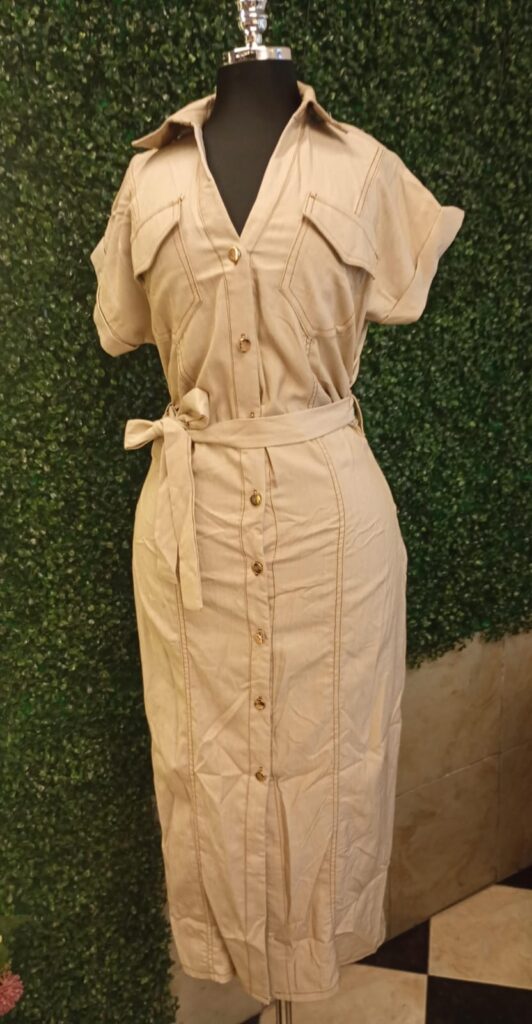 Vestido tipo mezclilla