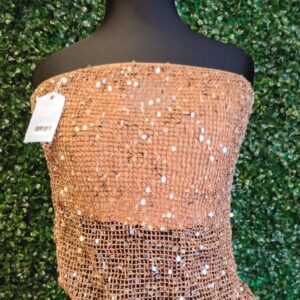 Top lentejuela talla. M