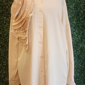 Blusa Flor Beige
