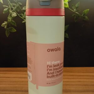 Termo Owala verde pastel