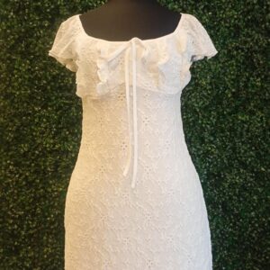 Vestido blanco romantico