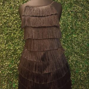 Vestido flecos Talla. S